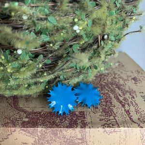 vintage metal ear clips